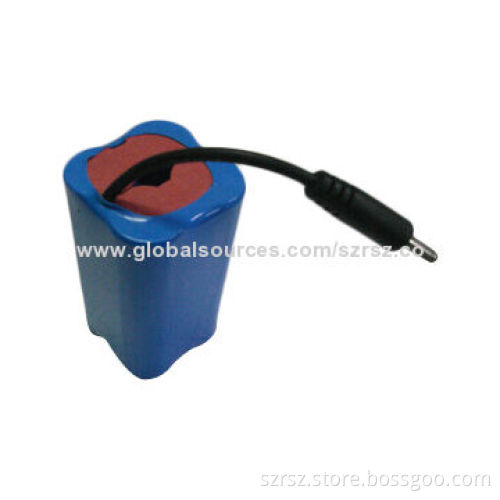 Battery Pack with 14.8V, 2,200mAh Capacity